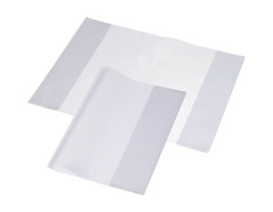 Obaly na sešity A4 PP 0,8 OE x 1 ks transparentní-1 Obaly na sešity A4 PP 0,8 OE x 1 ks transparentní-1