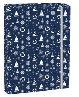 Box na sešity s klopou A4 Marine-1