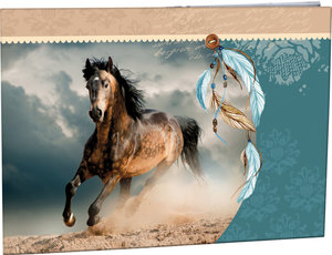 Desky na číslice Wild horse-1