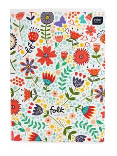 Sešit Folk, bílý, 564-1