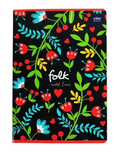 Sešit Folk, černý, 564-1
