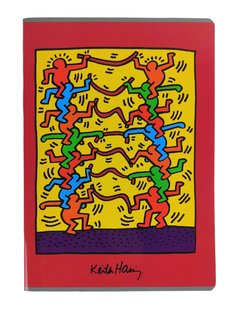 Sešit Keith Haring červený, 564-1