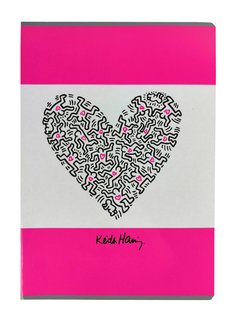 Sešit Keith Haring srdce kruh, 564-1