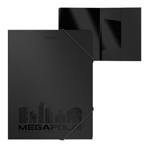 Desky A4 Megapolis, černé-1