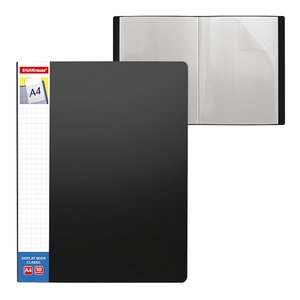Desky A4 s kapsami Classic Plus, 10 kapes, černé-1