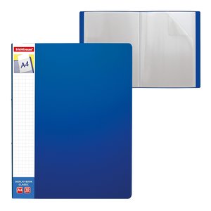 Desky A4 s kapsami Classic Plus, 10 kapes, modré-1