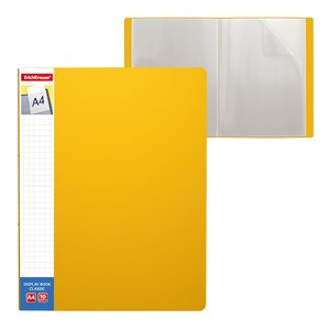 Desky A4 s kapsami Classic Plus, 10 kapes, žluté-1