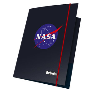 Desky na gumičku A4 NASA černé-1