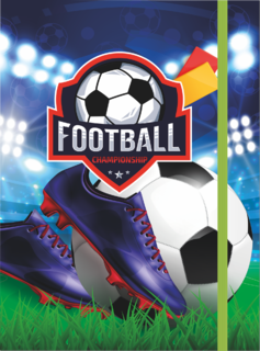 Desky na sešity 3D, A5, Fotbal-2