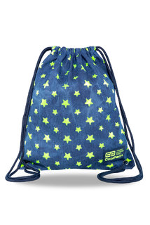 Vak na záda Vert Denim yellow stars-1