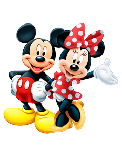 Mickey a Minnie mouse