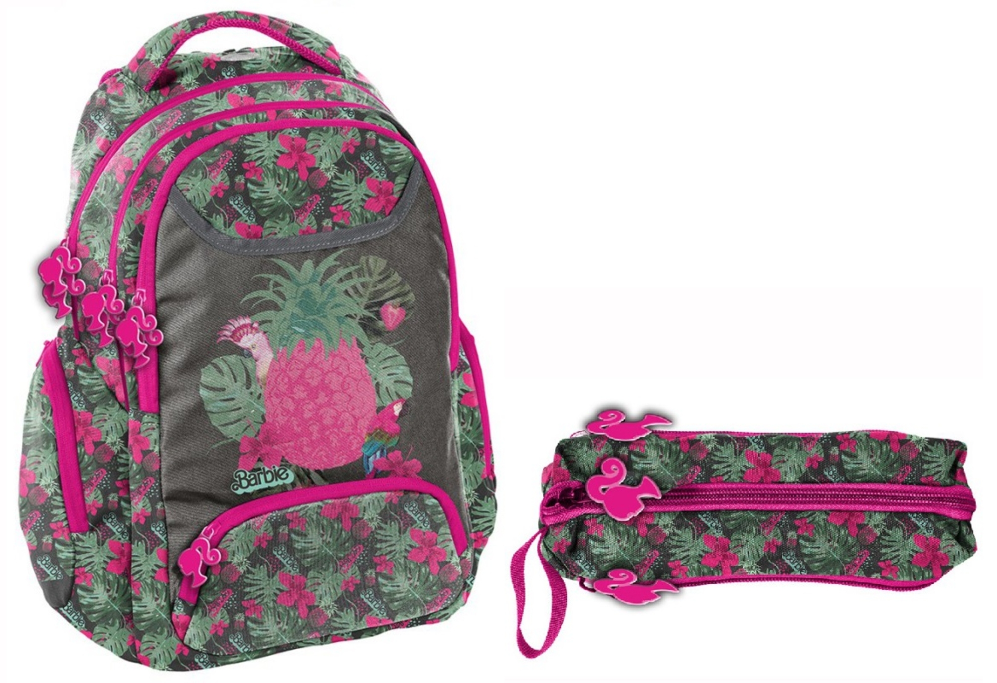 Barbie Školní set Ananas s pouzdrem.