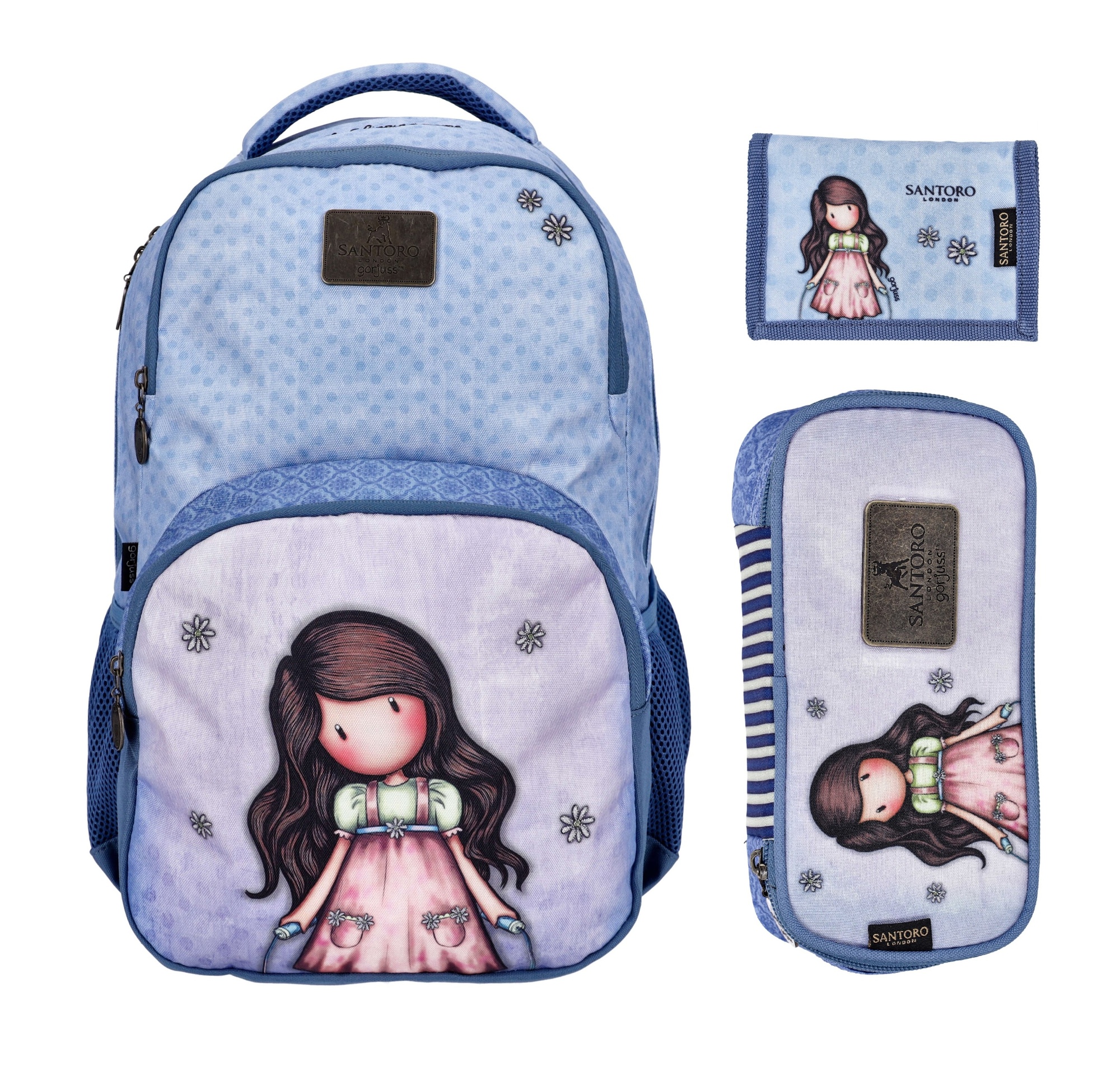 Santoro Školní set Gorjuss The skipping rope, s peněženkou sleva 46 