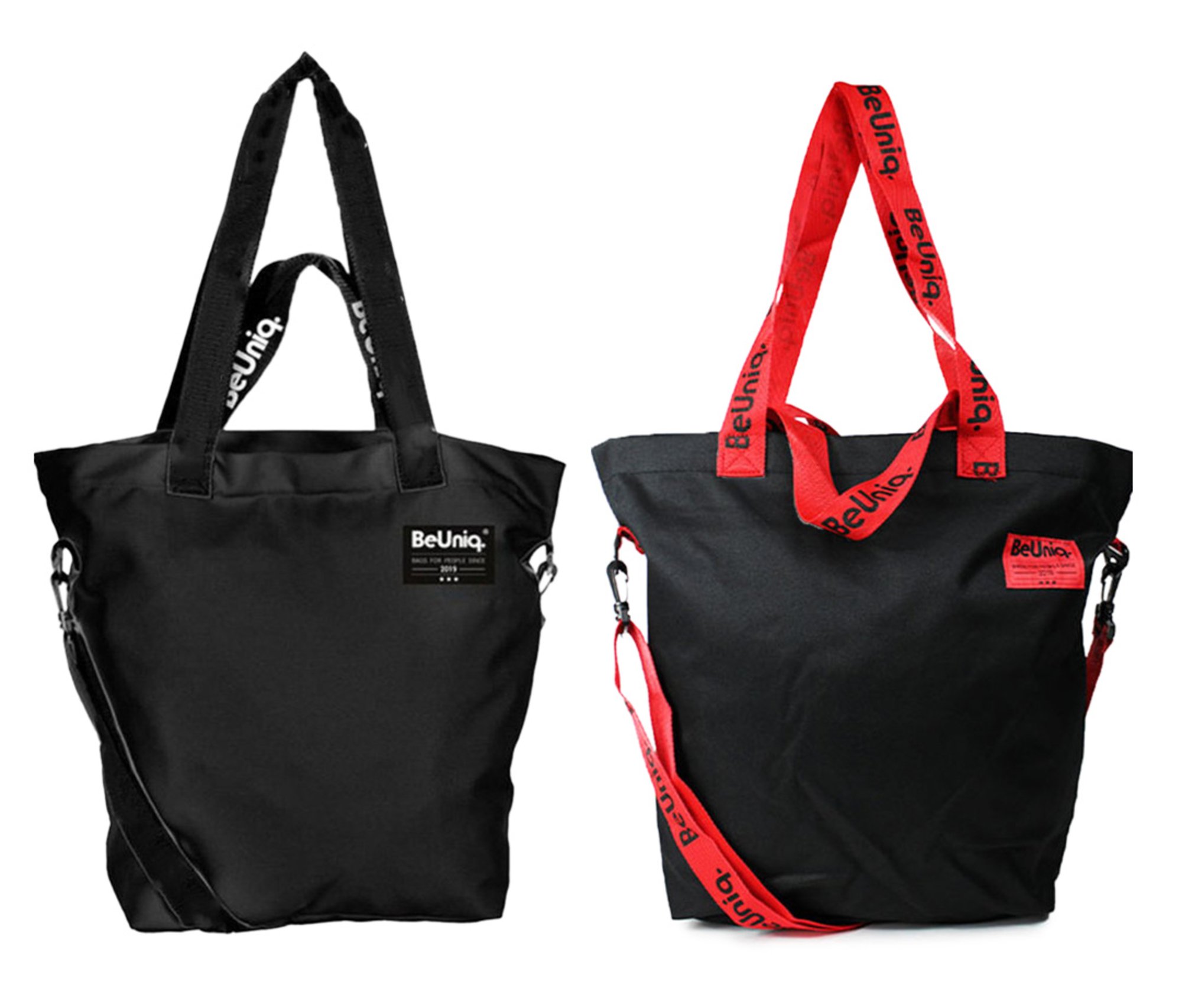 BeUniq Výhodný set tašek - černá, červená